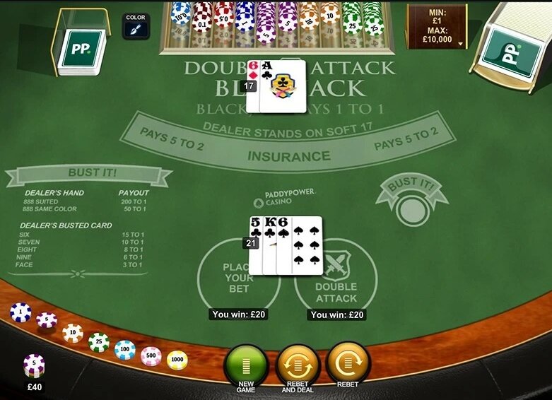 Blackjack Double Down Strategy