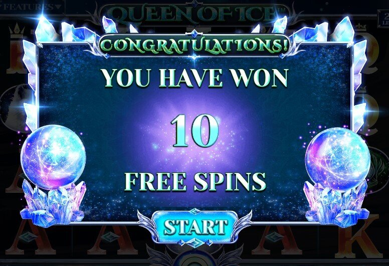 Queen of Ice 10 Free Spins